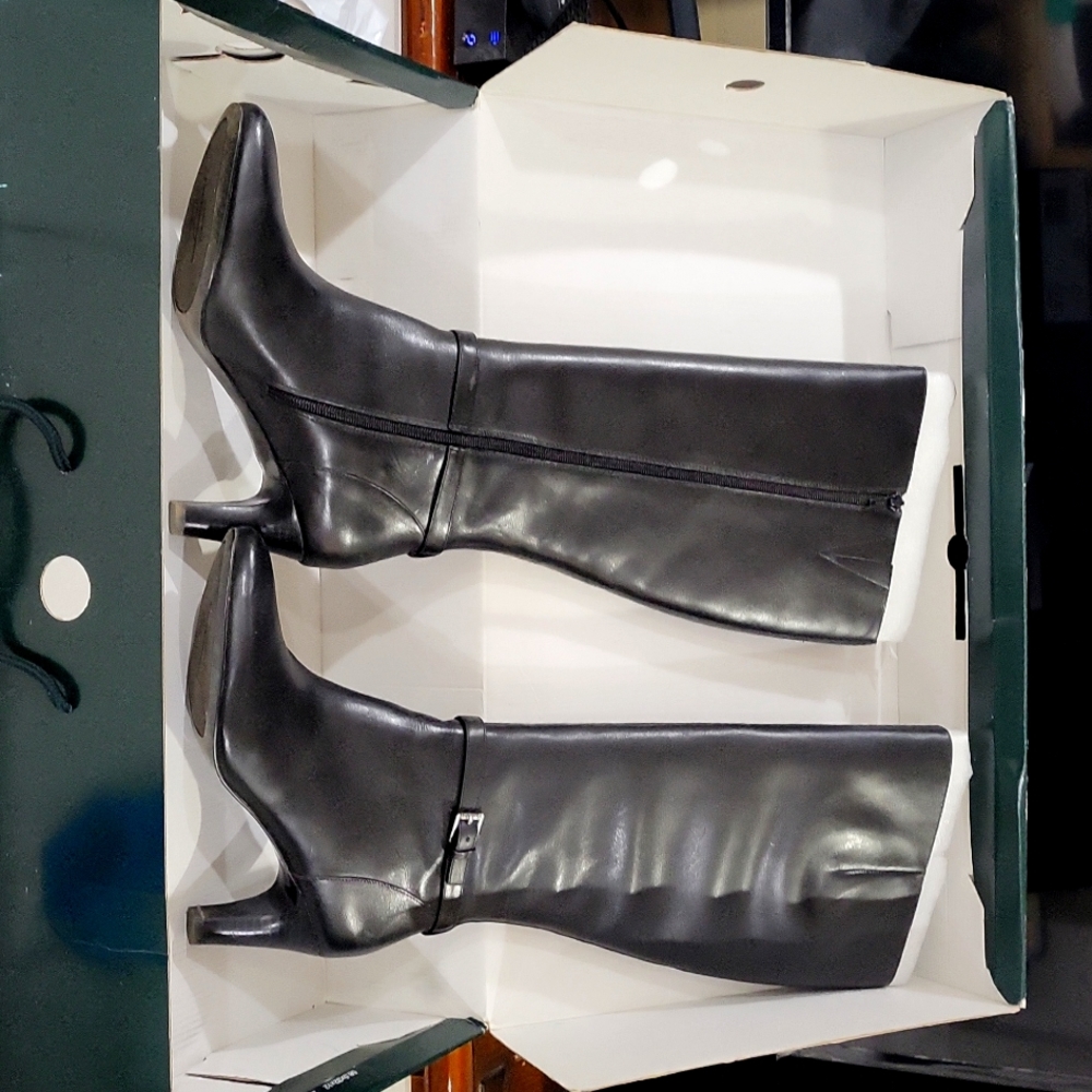 Ralph Lauren Calf Black Boot